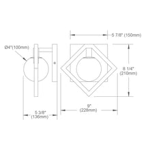 Load image into Gallery viewer, 1LT Halgn Wall Sconce MB & VB, Champagne Glass