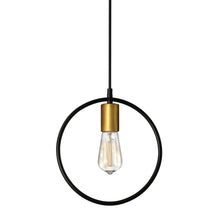Load image into Gallery viewer, 1LT Pendant, Matte Black & VB Finish