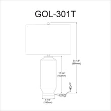 Load image into Gallery viewer, 1LT Incandescent Table Lamp, WH, WH Shade