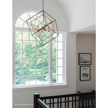Load image into Gallery viewer, 8LT Pendant, Vintage Bronze & Matte Black Finish