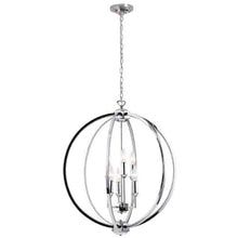 Load image into Gallery viewer, 6LT Fixture, Polished Chrome,Jewelled Accents