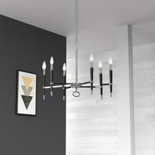 Load image into Gallery viewer, 6LT Incandescent Chandelier, PC Finish