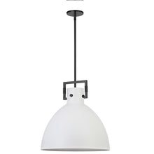 Load image into Gallery viewer, 1LT Incandescent Pendant, MB, MW Metal Shade