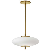 Load image into Gallery viewer, 16W Pendant, AGB, Opal Glass