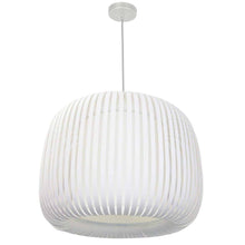 Load image into Gallery viewer, 1LT Pendant Slit Shade Linda White White