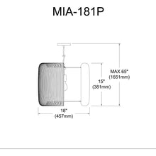 Load image into Gallery viewer, 1LT Pendant Slit Shade Linda White White