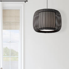 Load image into Gallery viewer, 1LT Pendant Slit Shade JTone Black Black