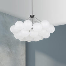 Load image into Gallery viewer, 8LT Chandelier, MB, FR Glass
