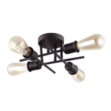 Load image into Gallery viewer, 4LT Semi-Flush Mount, Espresso Finish