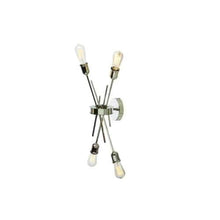 Load image into Gallery viewer, 4LT Wall Sconce, Burnished Chrome Finish