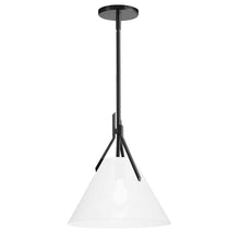 Load image into Gallery viewer, 1LT Incandescent Pendant, MB, Opal Glass
