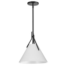 Load image into Gallery viewer, 1LT Incandescent Pendant, MB, Opal Glass