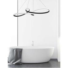 Load image into Gallery viewer, 50W Horizontal Pendant, MB,WH Silicone Diff