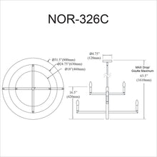 Load image into Gallery viewer, 6LT Chandelier, MB