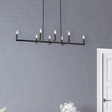 Load image into Gallery viewer, 8LT Horiz Chandelier, MB