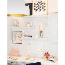 Load image into Gallery viewer, 1LT Oversized Drum Pendant,Large - Wht/Gld