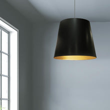 Load image into Gallery viewer, 1LT Oversized Drum Pendant,Large - Blk/Gld