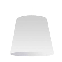 Load image into Gallery viewer, 1LT Oversized Drum Pendant Large Wht Shade