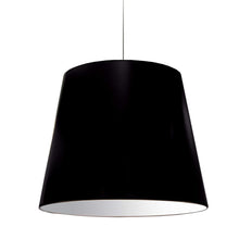 Load image into Gallery viewer, 1LT Oversized Drum Pendant Large Black Shade
