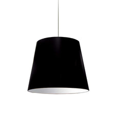Load image into Gallery viewer, 1LT Oversized Drum Pendant Medium Black Shade