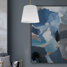 Load image into Gallery viewer, 1LT Oversized Drum Pendant Medium, WH Shade