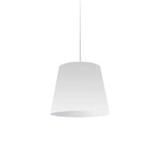 Load image into Gallery viewer, 1LT Oversized Drum Pendant Small Wht Shade
