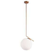 Load image into Gallery viewer, 1LT Incandescent Pendant, Plated Gold Finish