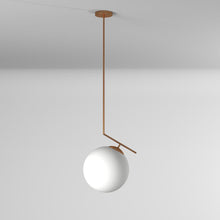 Load image into Gallery viewer, 1LT Incandescent Pendant, Plated Gold Finish
