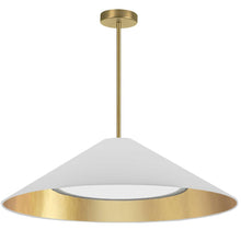 Load image into Gallery viewer, 30W Pendant, AGB, Fabric Shade