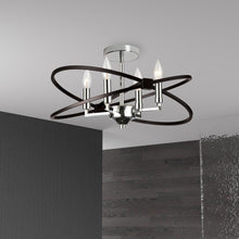Load image into Gallery viewer, 4LT Incandescent Semi Flush, PC and MB