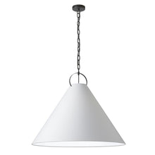 Load image into Gallery viewer, 1LT Incand Pendant, MB, WH Shade