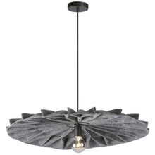 Load image into Gallery viewer, 1LT Incandescent Pendant, MB, GRY Felt Shade