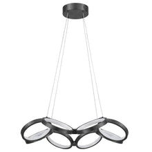 Load image into Gallery viewer, 64W Chandelier, MB, WH Silicone Diff