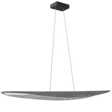 Load image into Gallery viewer, 30W Horiz Pendant, MB, GRY Felt Shade