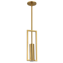 Load image into Gallery viewer, 1LT Halogen Pendant, Aged Brass