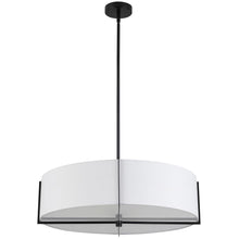 Load image into Gallery viewer, 4LT Incandescent Pendant, MB, WH Shade
