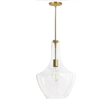 Load image into Gallery viewer, 1LT Incandescent Pendant, AGB, CLR Glass