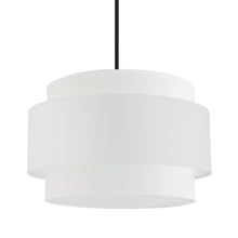 Load image into Gallery viewer, 4LT Incandescent Chandelier, MB, WH Shade