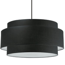Load image into Gallery viewer, 4LT Incandescent Chandelier, MB, BK Shade