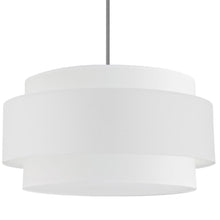 Load image into Gallery viewer, 4LT Incandescent Chandelier, PC, WH Shade