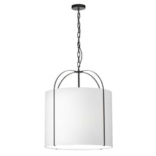 Load image into Gallery viewer, 3LT Incandescent Pendant, BK, BK Shade