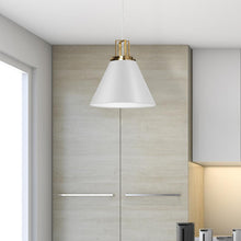 Load image into Gallery viewer, 1LT Incandescent Pendant, MW, AGB Accent