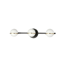 Load image into Gallery viewer, 3LT Halogen Vanity, MB/AGB with WH Opal Glass