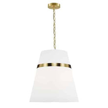 Load image into Gallery viewer, 3LT Pendant, AGB, WH Shade