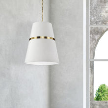 Load image into Gallery viewer, 3LT Pendant, AGB, WH Shade