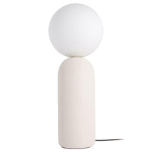 Load image into Gallery viewer, 1LT Incandescent Table Lamp, MW, WH Glass