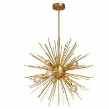 Load image into Gallery viewer, 8LT Pendant, Gold & Vintage Bronze Finish