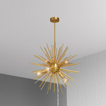 Load image into Gallery viewer, 8LT Pendant, Gold & Vintage Bronze Finish