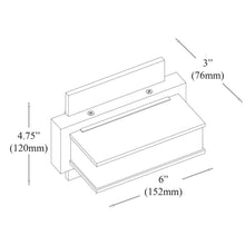 Load image into Gallery viewer, 5W LED Wall Vanity, Aged Brass Finish