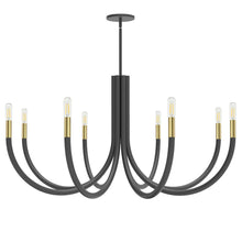 Load image into Gallery viewer, 8LT Incandescent Chandelier, MB & AGB
